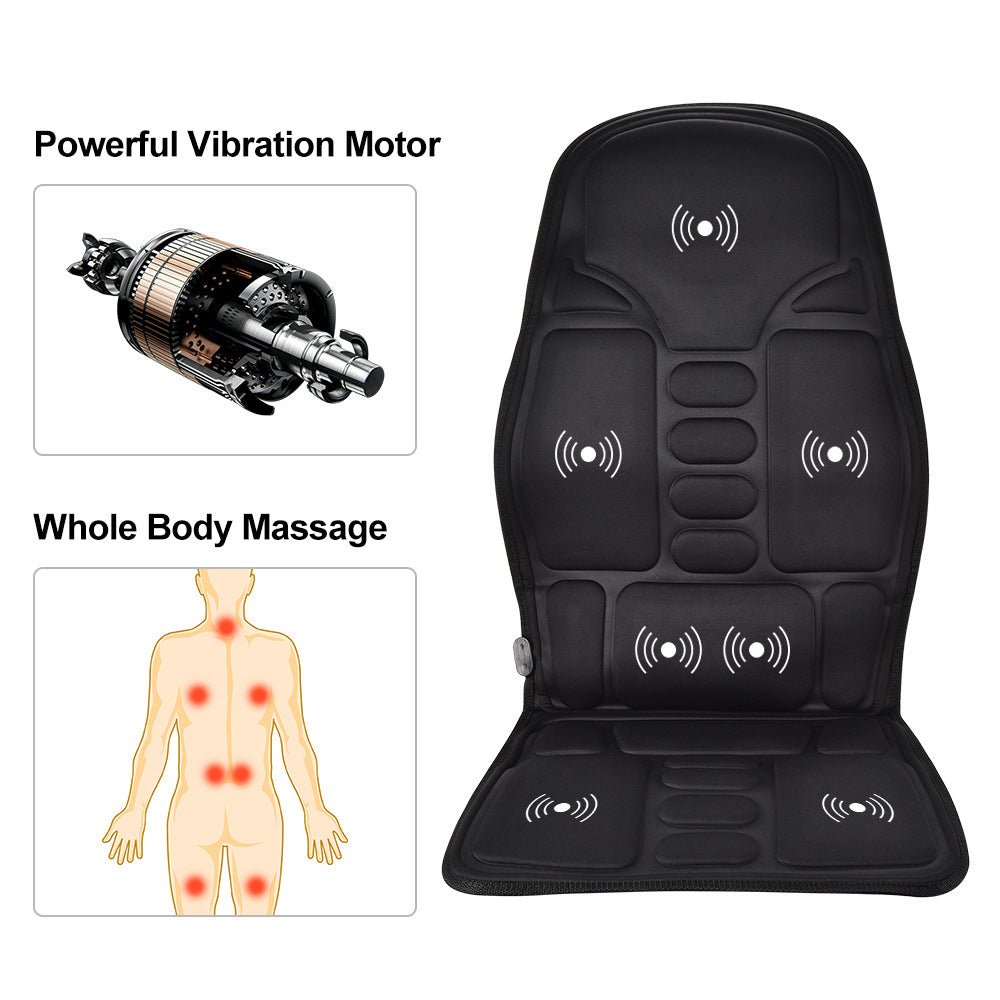 Massage heating seat cushion