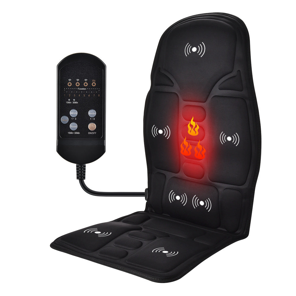 Massage heating seat cushion