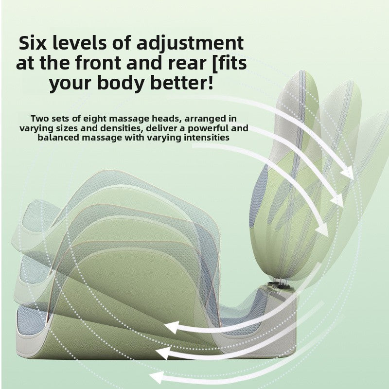 Back support massage pad